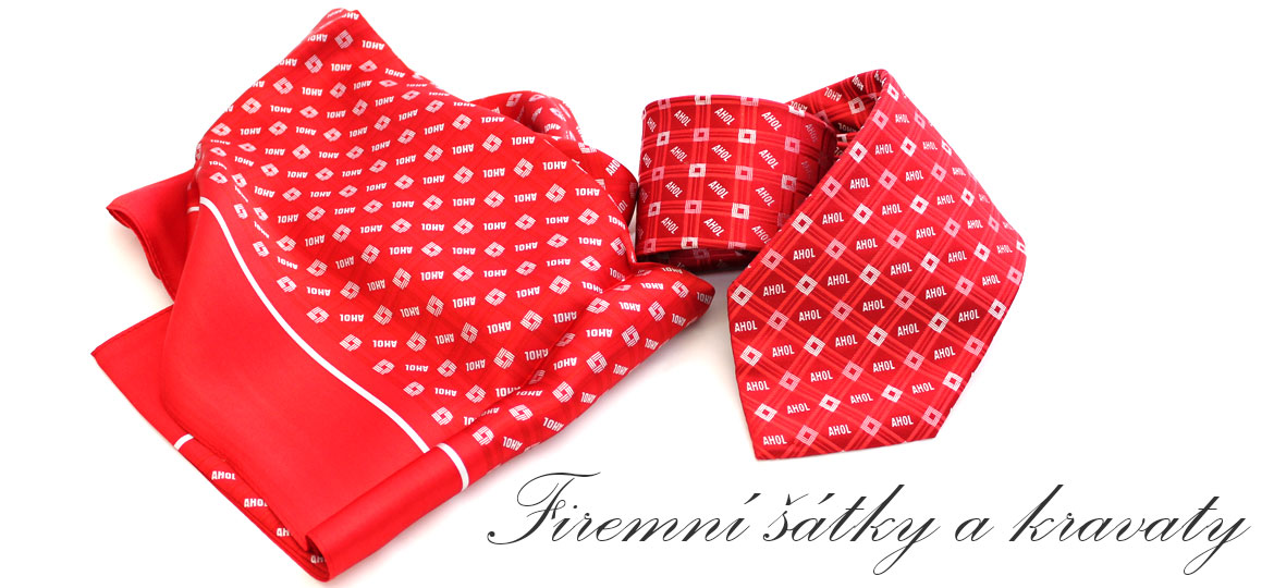 Firemní šátky a kravaty