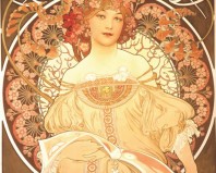 Šátek - Alfons Mucha II