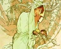 Šátek - Alfons Mucha III